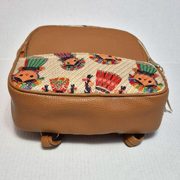 Mexican Le le Doll Backpack, Tan 100% Handcraft - New main image 9